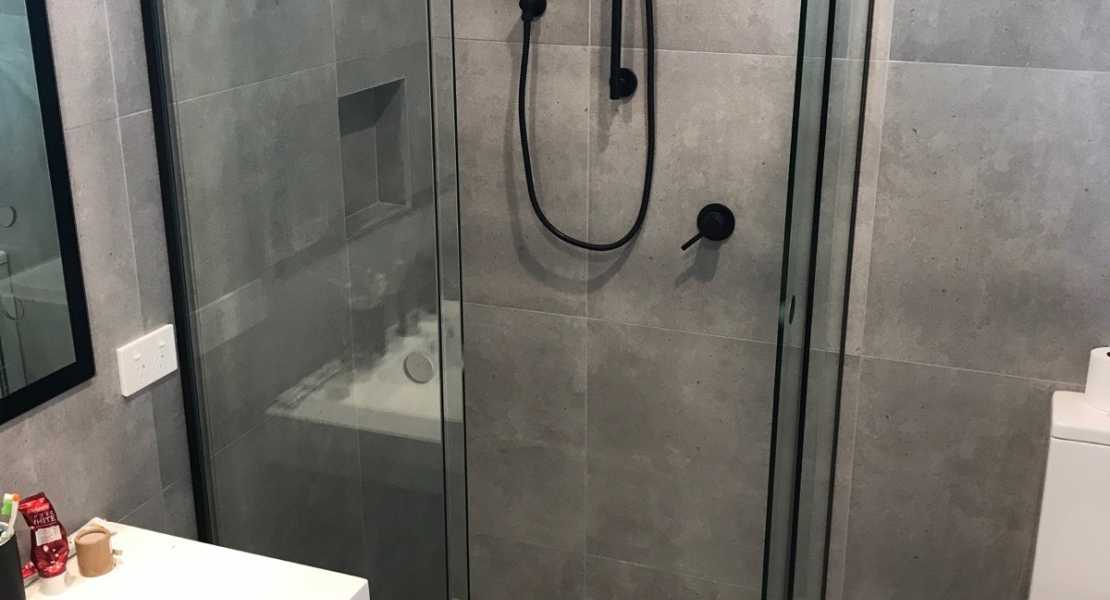 Frameless Glass Shower Partition